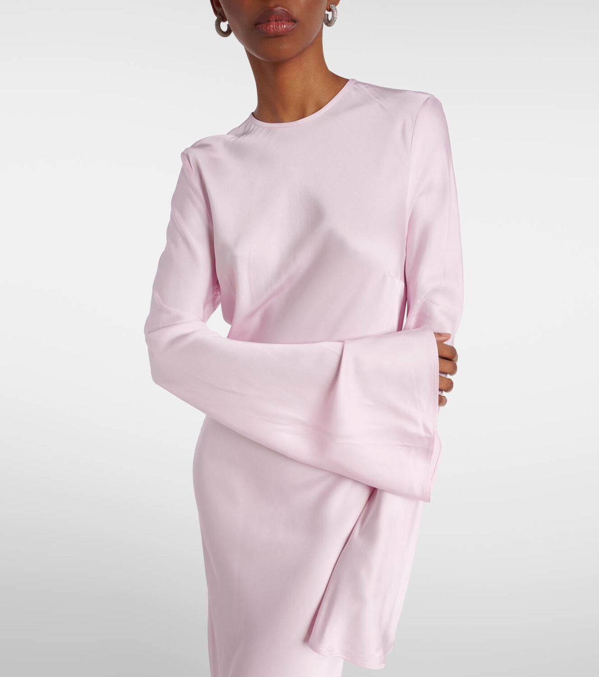 ROTATE ロテート ワンピース ドレス Bridal ruched silk 1039682 ROTATE ロテート ワンピース ドレス Bridal ruched silk 1039682