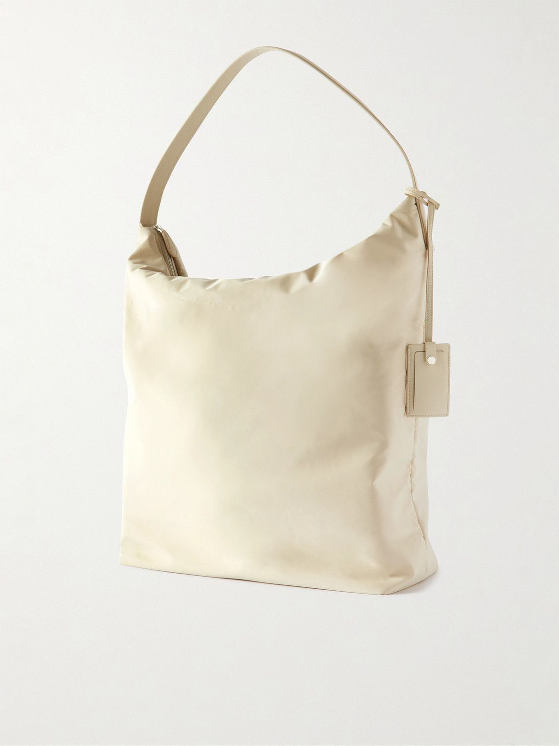 The Row - Slouchy Banana Leather-Trimmed Shell Messenger Bag The Row