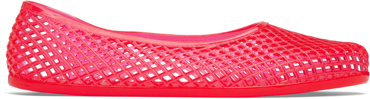 Photo: Ancient Greek Sandals Red Iro Ballerina Flats