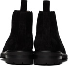 Manolo Blahnik Black Brompton Chelsea Boots