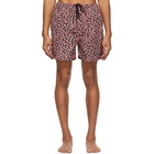 Solid and Striped Pink The Classic Floral Geo Swim Shorts