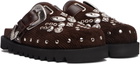 Toga Pulla SSENSE Exclusive Brown Buckle Mule Loafers