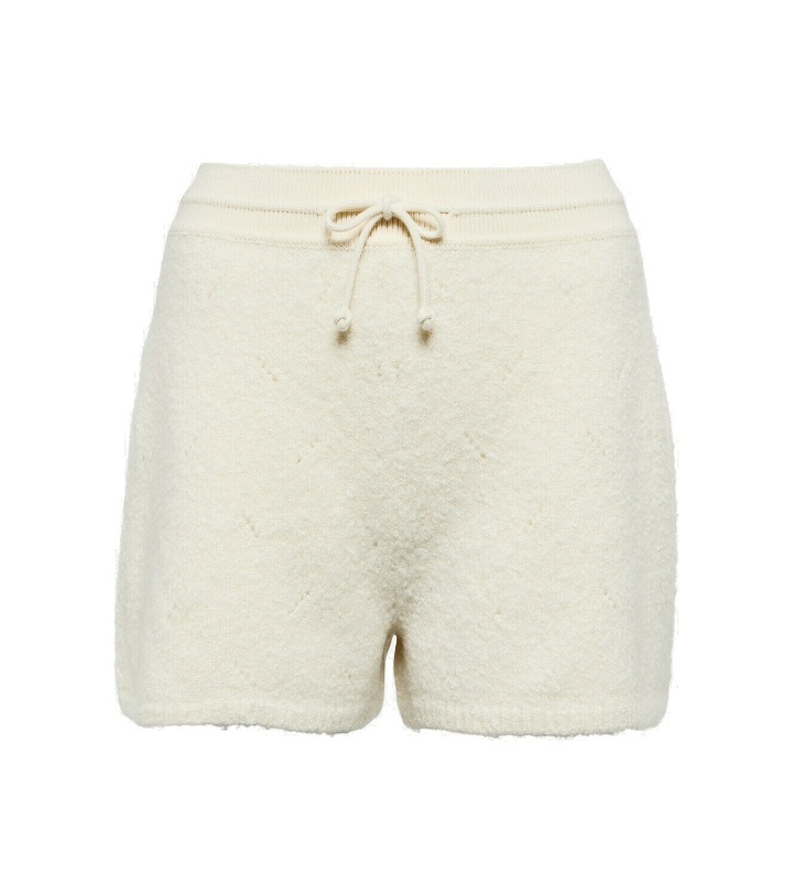 Photo: Loro Piana High-rise cashmere shorts