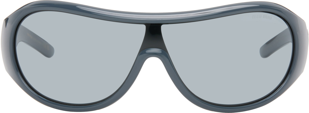 Miu Miu Eyewear Blue 'Archive 2005' Sunglasses