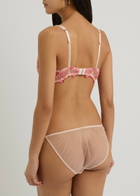 Fleur OF England Rosa Panelled Tulle Briefs Pink