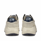 Golden Goose Men's Running Sole Sneakers in Ice/Marble/Blue