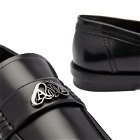 Alexander McQueen Men's Loafer in Black/Gunmetal