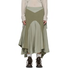 OUR LEGACY Taupe Petti Midi Skirt