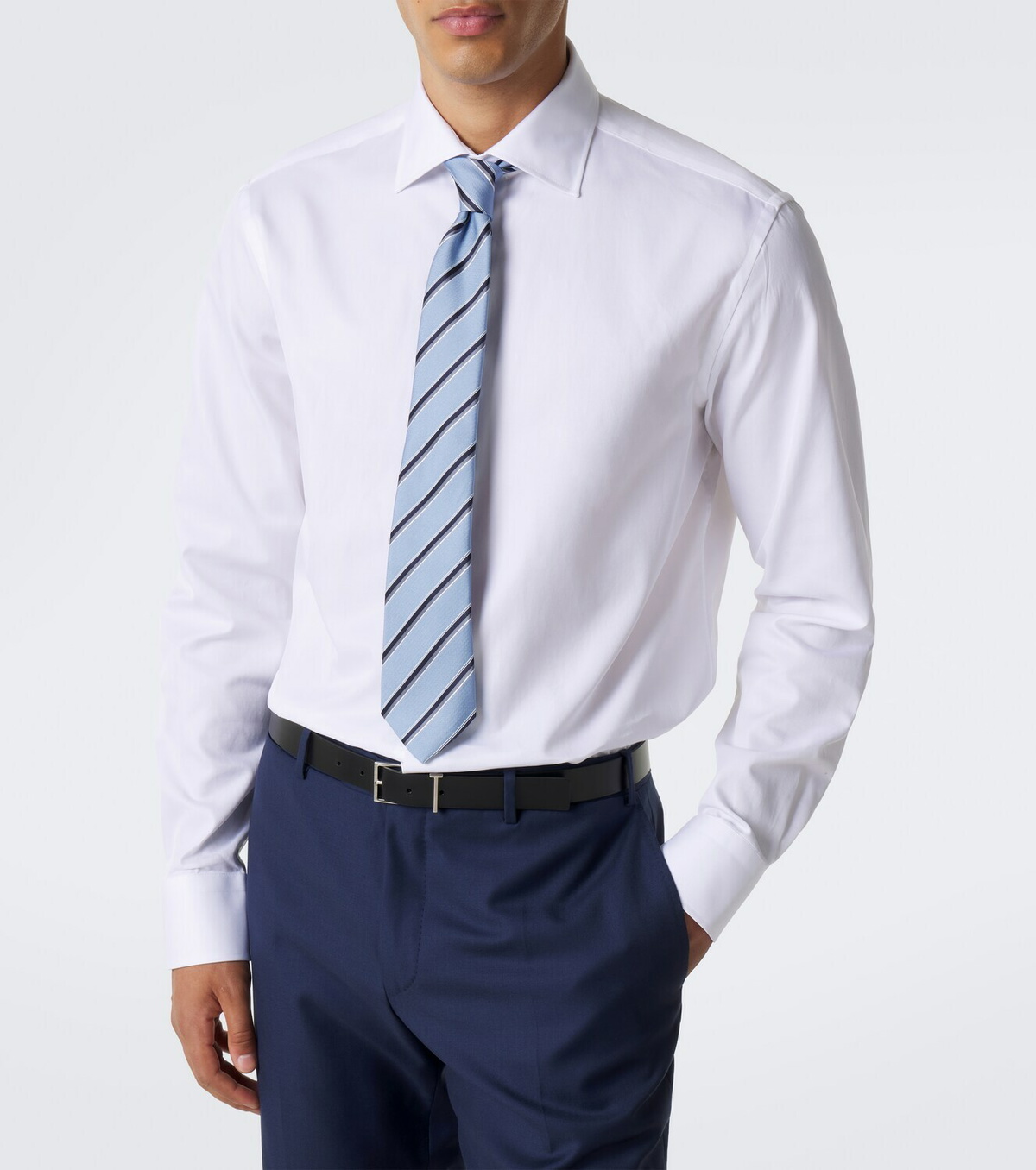 Canali Cotton poplin shirt