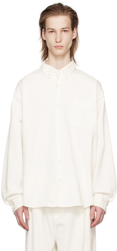 Photo: The Frankie Shop White Sinclair Denim Shirt