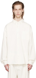 The Frankie Shop White Sinclair Denim Shirt