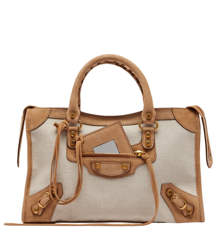 Photo: Balenciaga Le City Small canvas top-handle bag