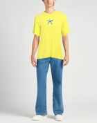 Sandro Mens T-shirt Lime in Green