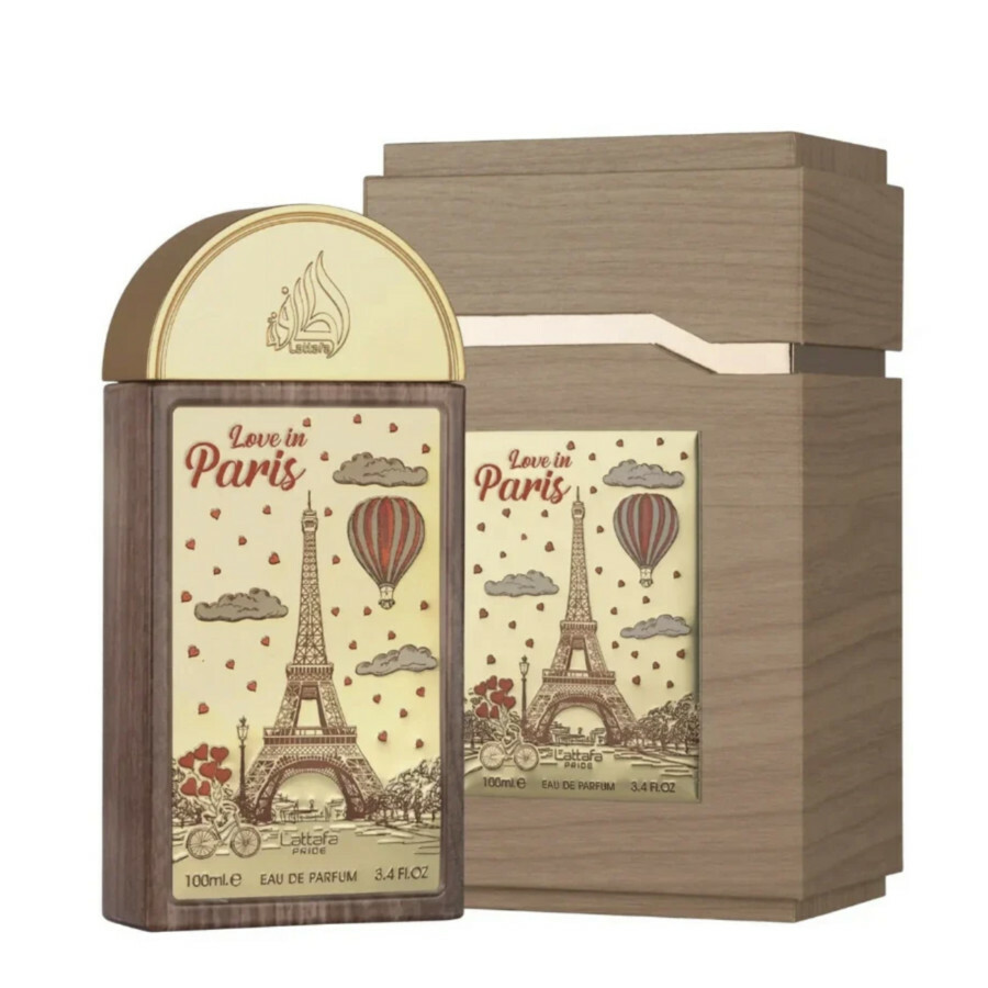 Lattafa Unisex Love In Paris EDP Spray 3.4 oz Fragrances 6295157380011