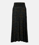 Ulla Johnson Paola printed jersey maxi skirt