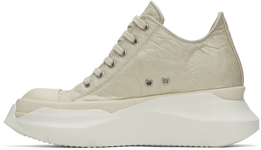 Rick Owens DRKSHDW Off-White Abstract Low Sneakers Rick Rick Owens DRKSHDW Off-White Abstract Low Sneakers Rick