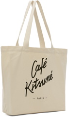 Maison Kitsuné Off-White 'Café Kitsuné' Tote