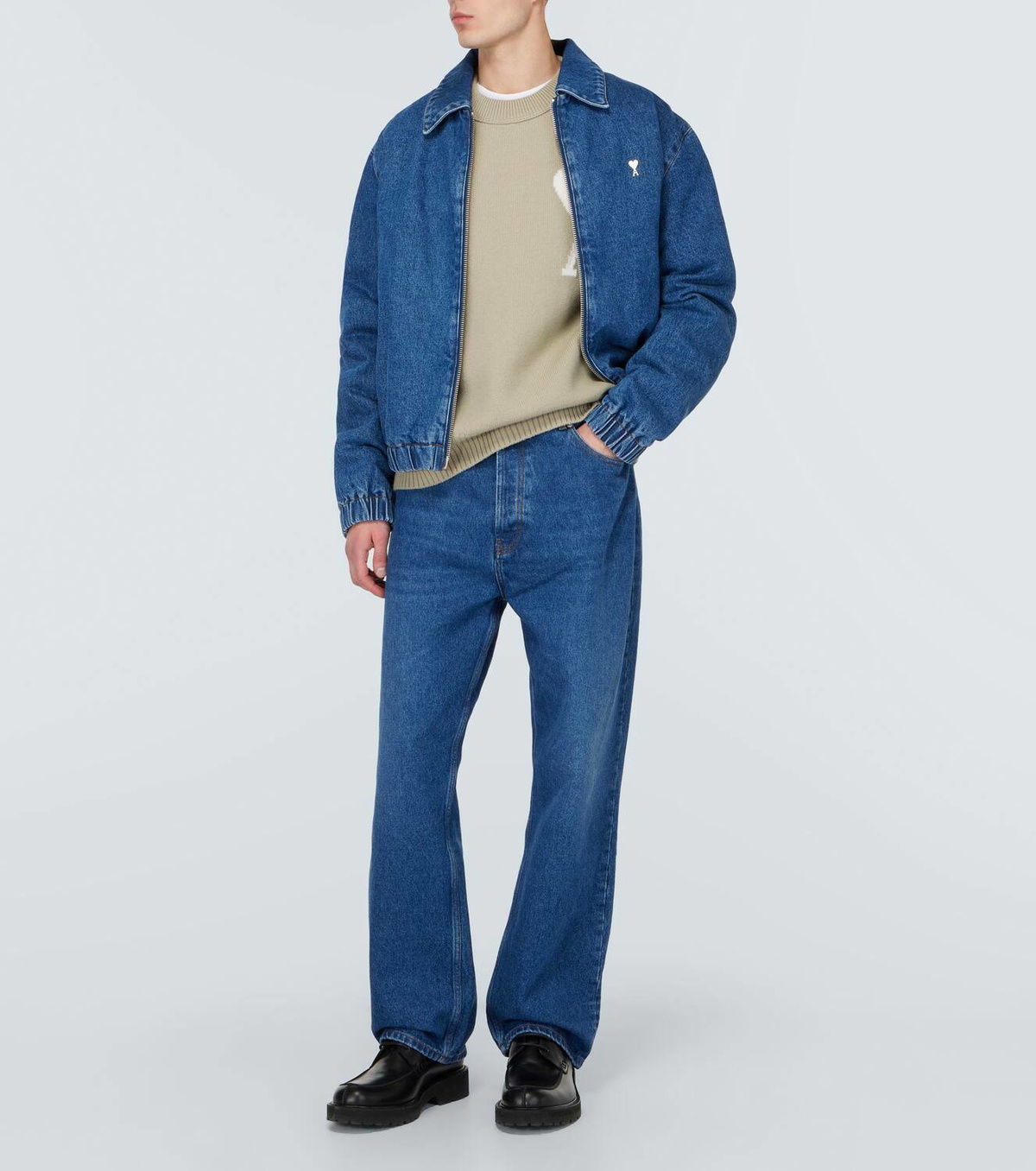 Ami Paris Ami De Cœur wool sweater