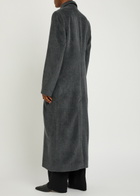 Tove Gilda Double-breasted Wool Coat Grey