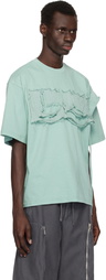 Ottolinger Blue Distressed Oversized T-shirt