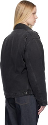 Carhartt Work In Progress Black OG Detroit Denim Jacket
