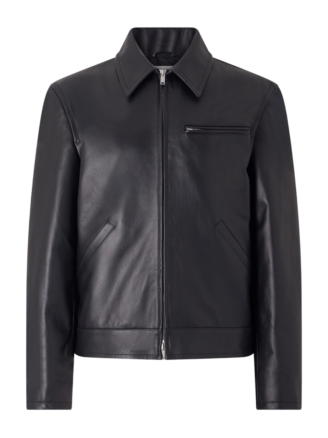 Jil Sander - Leather Jacket - Black Jil Sander