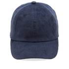 Folk Men's Corudroy Cap in Navy 