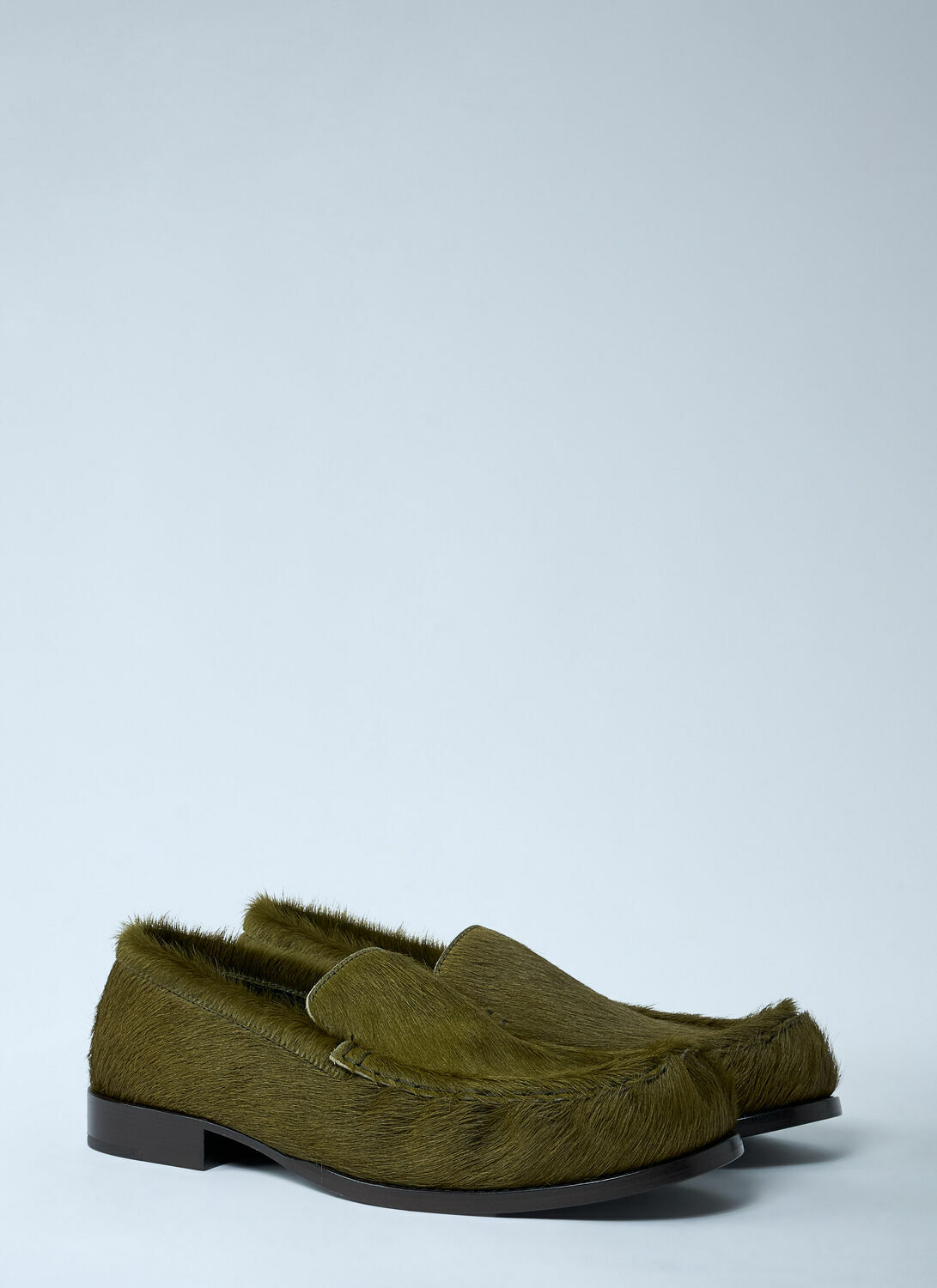 Dries Van Noten Pony Hair Loafers