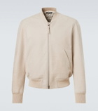 Tom Ford Printed leather bomber jacket