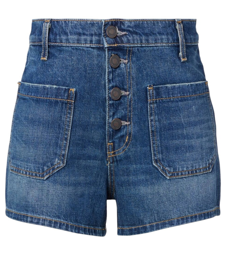 Photo: Nili Lotan Harley high-rise denim shorts