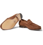 Yuketen - '70s Leather Penny Loafers - Brown