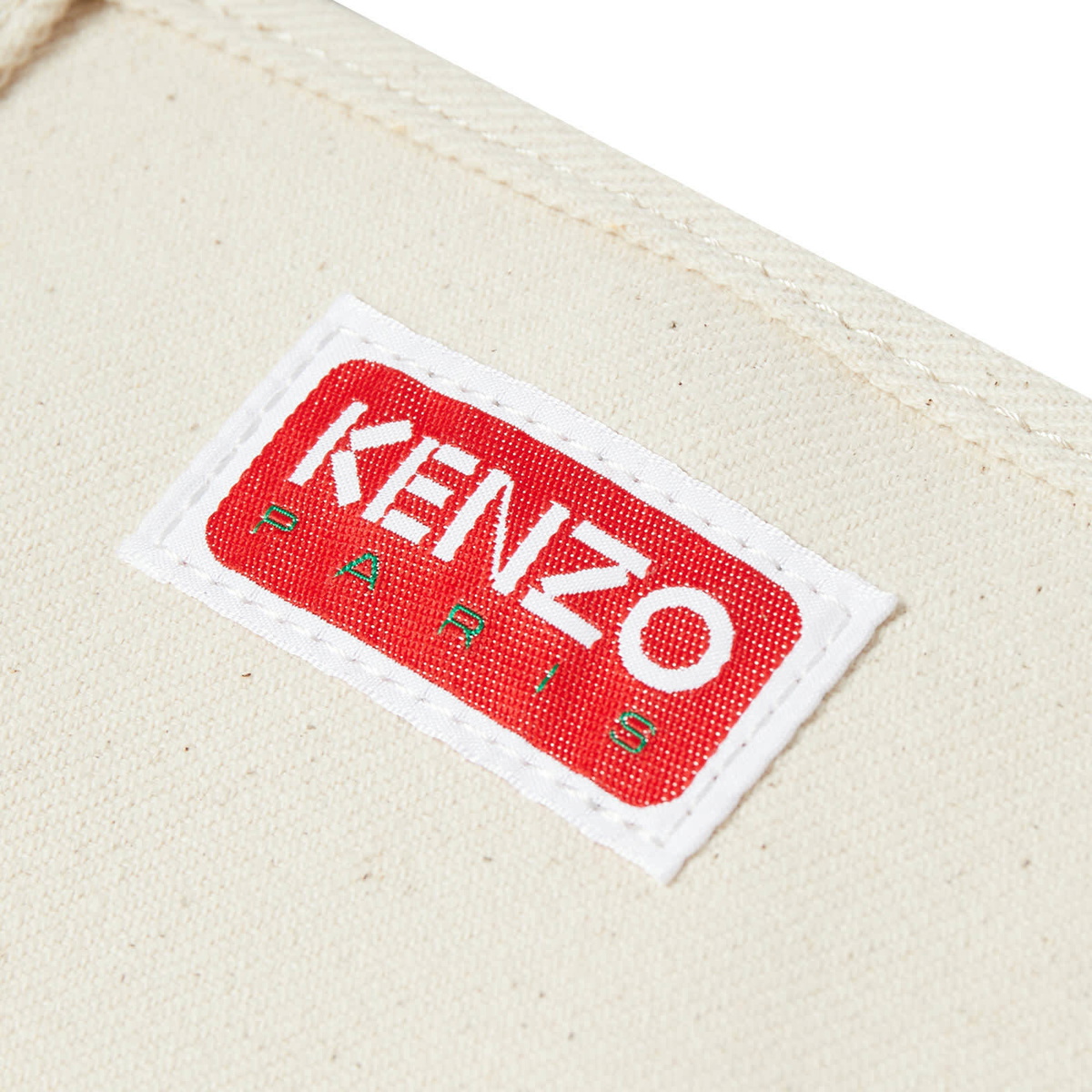 Kenzo Target Logo Tote Bag in Ecru Kenzo