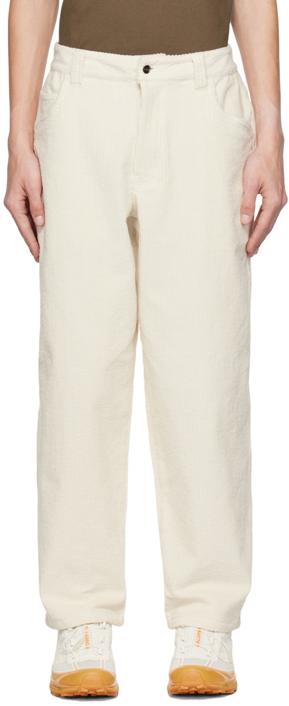 Dime Beige Baggy Trousers Dime