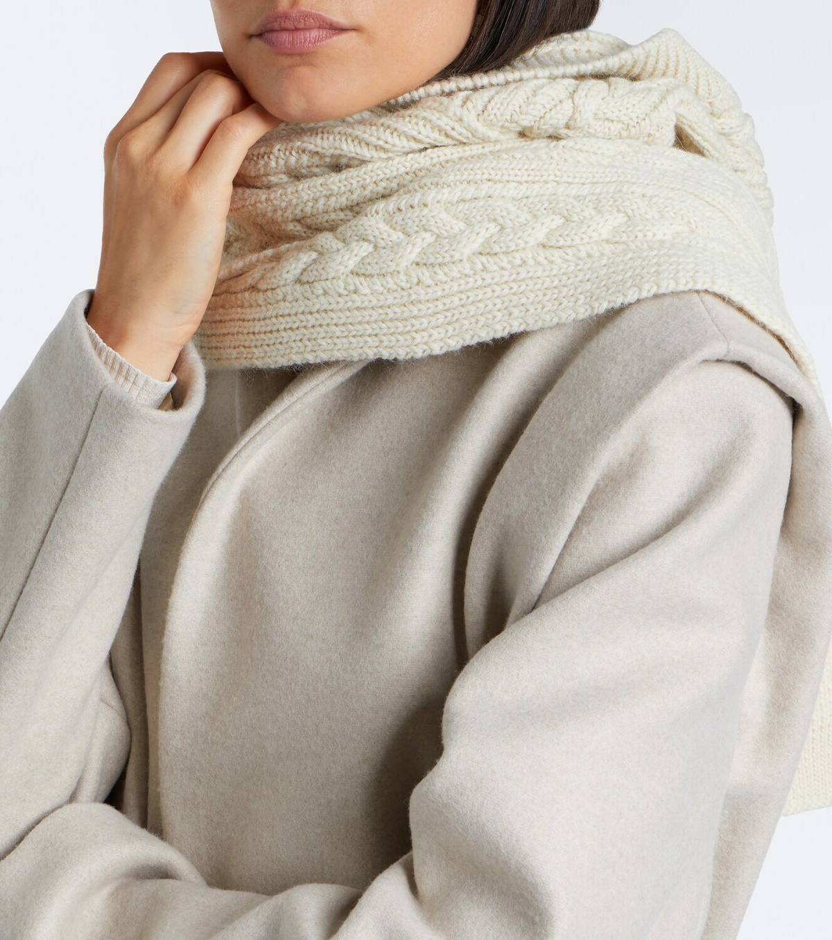 Isabel Marant Honorine wool and alpaca scarf