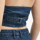 Good American Women's Denim Halter Vest in Indigo