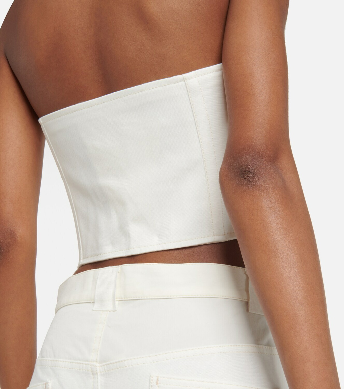 Dion Lee - Workwear cotton-blend bustier Dion Lee