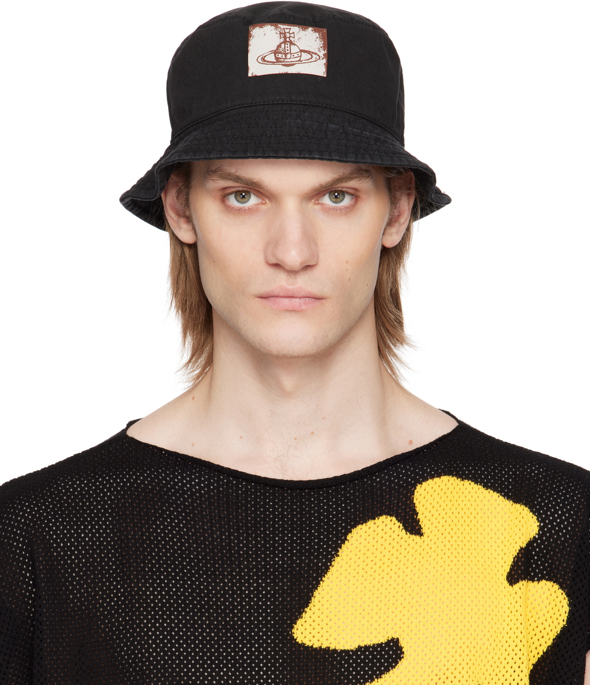 Vivienne Westwood Black Fisher Bucket Hat Vivienne Westwood