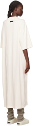 Fear of God ESSENTIALS Off-White 3/4 Sleeve Midi Dress