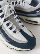 Nike - Air Max 95 Panelled Leather, Suede and Mesh Sneakers - Blue