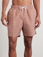 Derek Rose - Tropez Straight-Leg Mid-Length Printed Swim Shorts - Red