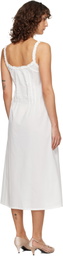Fruity Booty White Broderie Midi Dress
