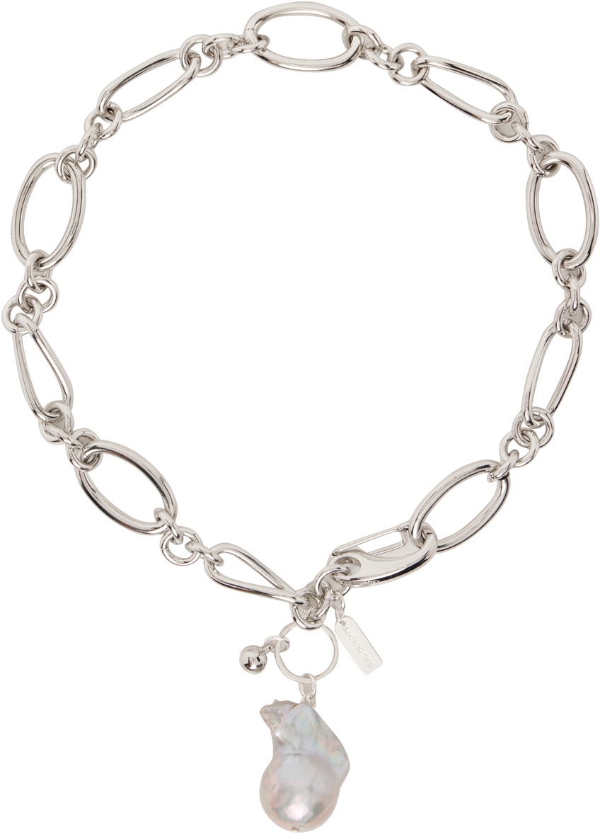 Mounser Silver Waxing Necklace