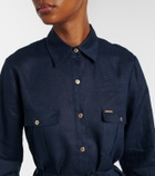 Melissa Odabash Ariel linen shirt