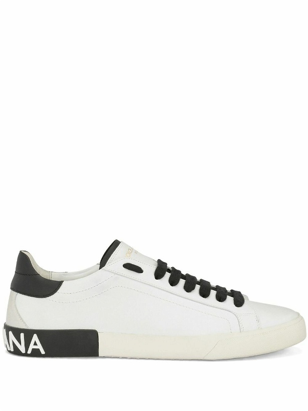Photo: DOLCE & GABBANA - Leather Sneakers