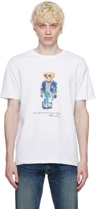 Photo: Polo Ralph Lauren White Polo Bear T-Shirt