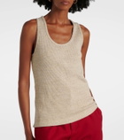 Bottega Veneta Ribbed-knit cotton jersey tank top