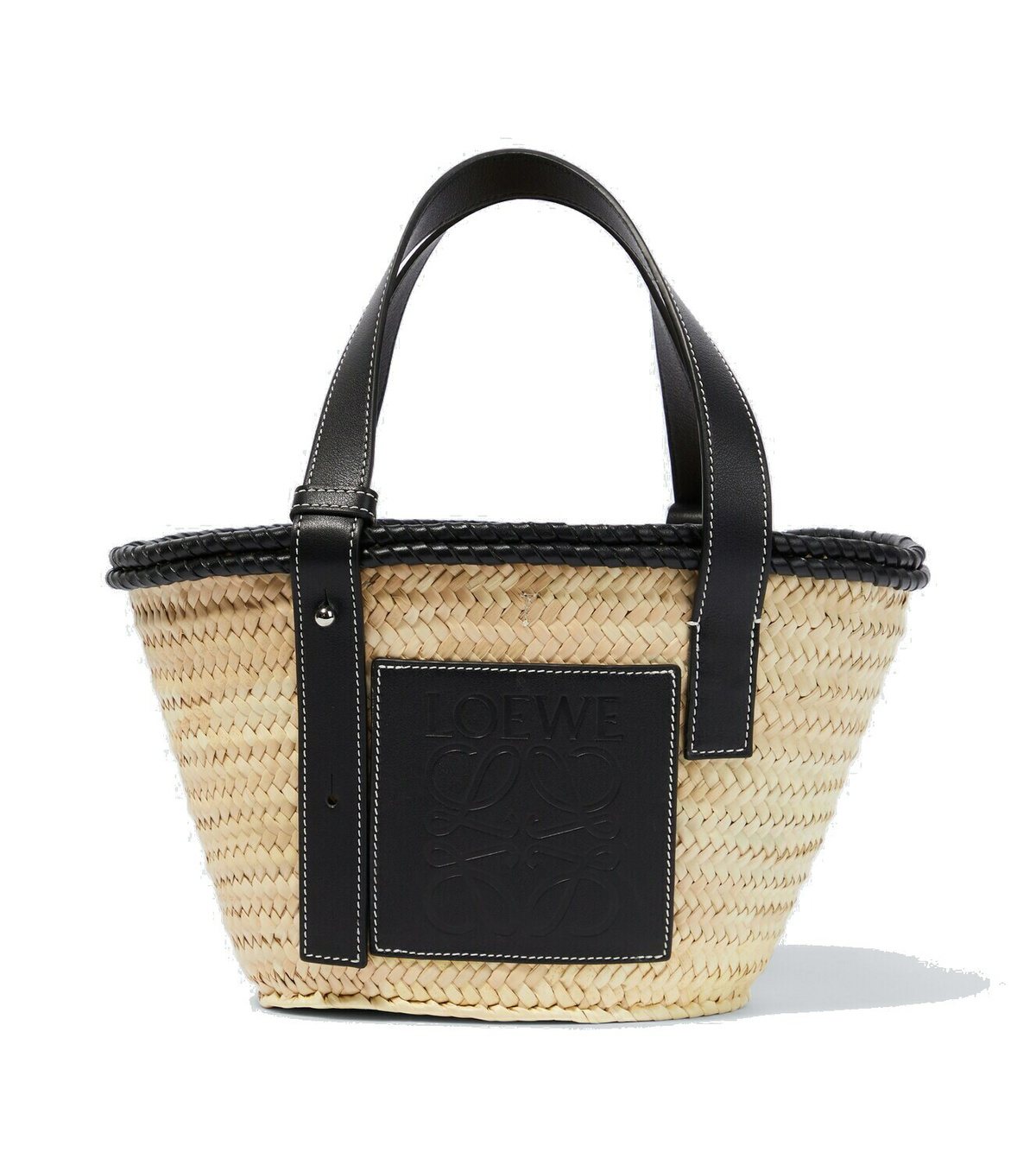 Loewe - Paula's Ibiza small leather-trimmed basket tote Loewe