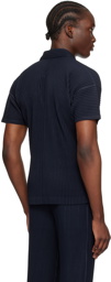 HOMME PLISSÉ ISSEY MIYAKE Navy Basics Polo