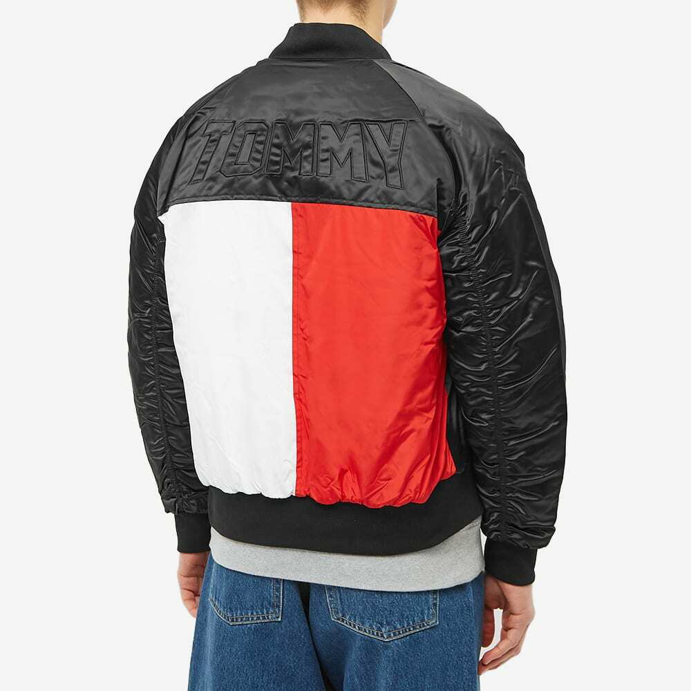 Reversible monogram and scarf bomber jacket black - Men