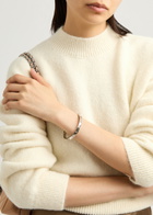 Coach Logo Crystal-embellished Bracelet - Silver - One Size